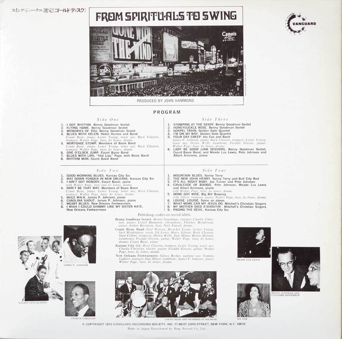 From Spirituals To Swing　Carnegie Hall Concerts 1938 & 1939 レコード２枚_画像3