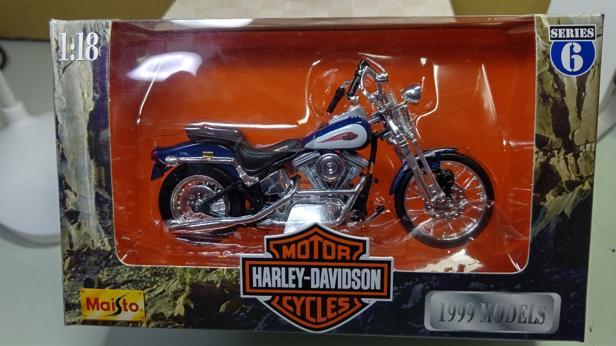 шкала 1/18 HARLEY-DAVIDSON Springer Softail! мир. название мотоцикл коллекция! Maist