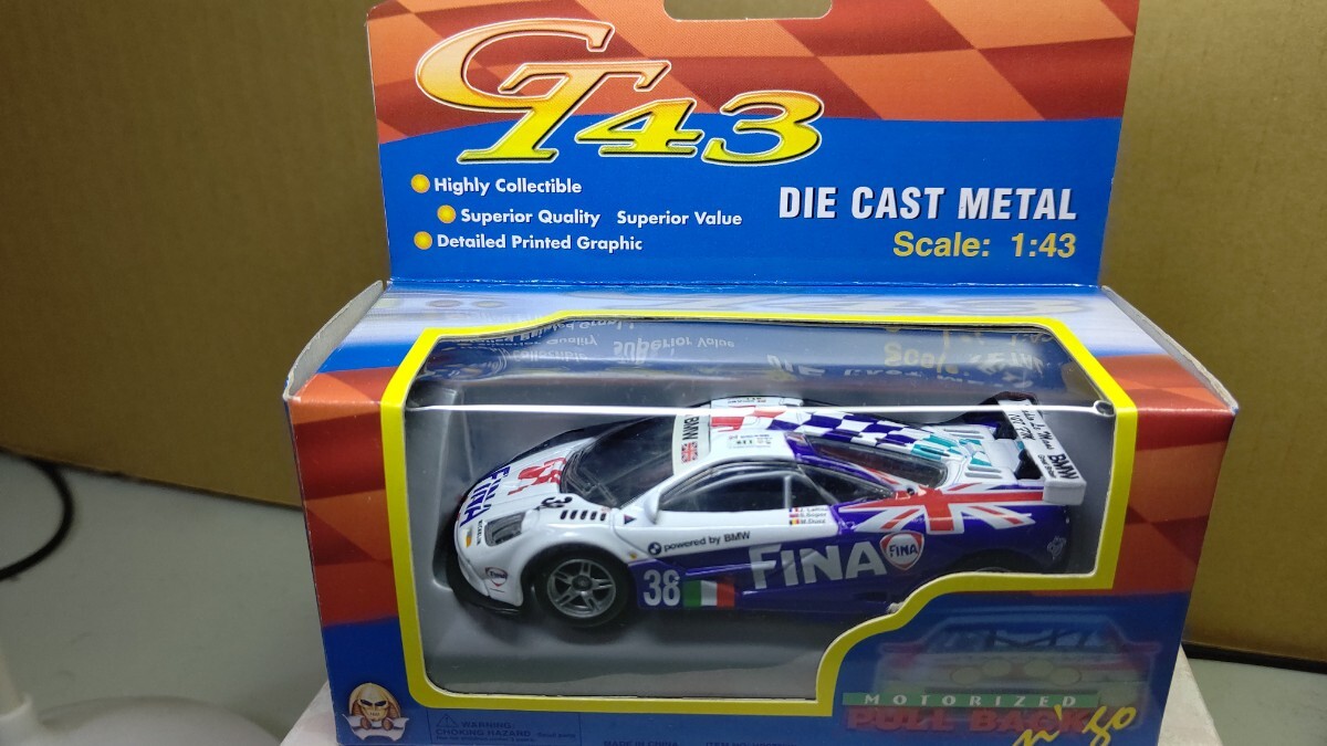 スケール 1/43 BMW GTR ！ 世界のレーシングカーシリーズ！ (FINA)の画像10