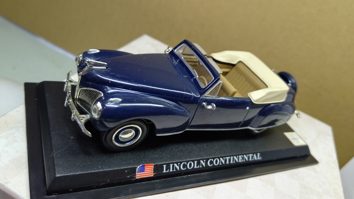 スケール 1/43 LINCOLN CONTINENTAL ！ アメリカ 世界の名車コレクション！ デル プラド カーコレクション！の画像1