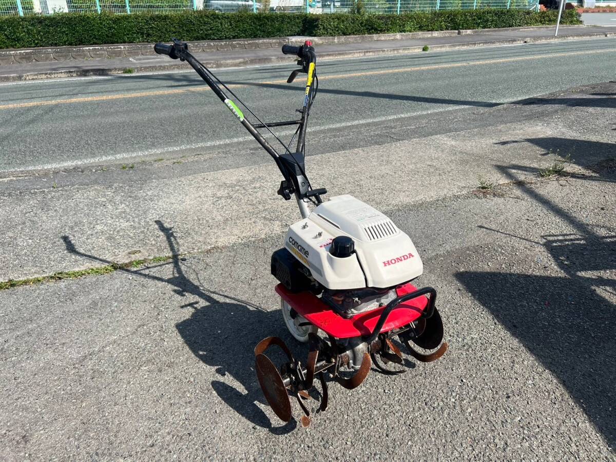 【4】★農用トラクター★ ホンダ F210 こまめ 管理機 耕運機 家庭菜園 補助輪付き 動作未確認 現状渡し の画像1