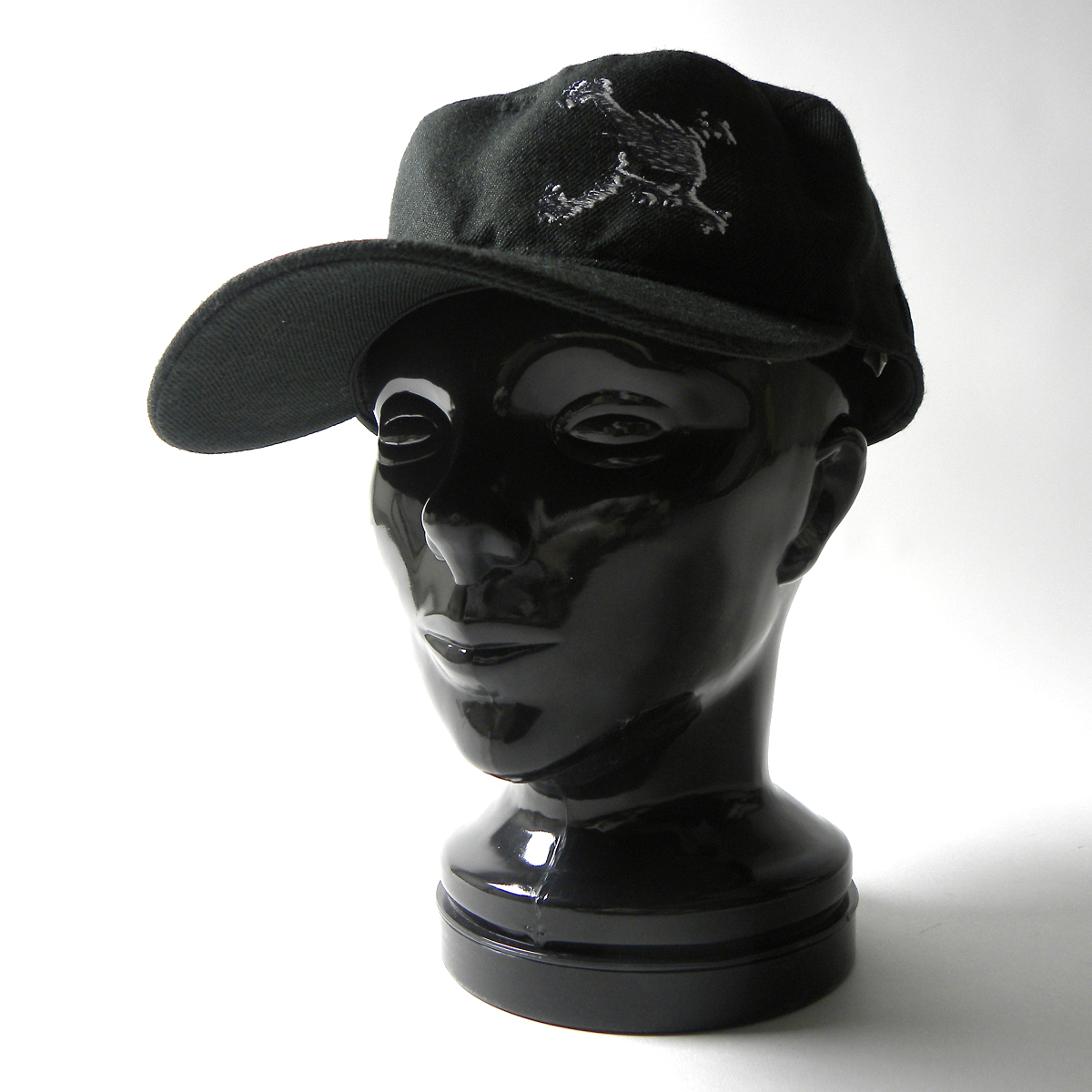 オークリー OAKLEY ウールブレンド ロゴ刺繍 ワークキャップ 帽子 ゴルフウェア F ブラック g0417-1の画像1