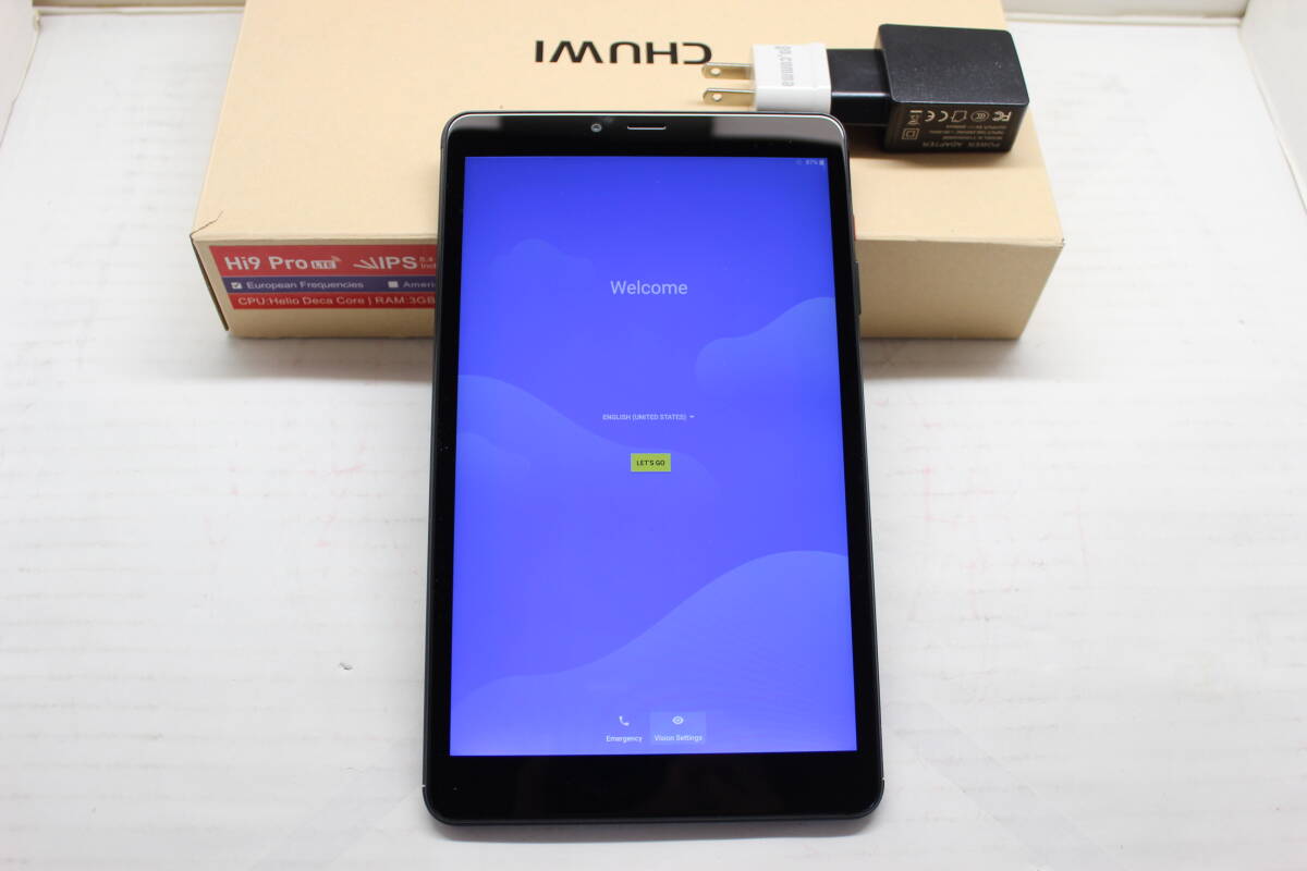 『ジャンク』Chuwi Hi9 Pro Android LTE 8.4インチ 2560x1600 Deca Core RAM 3GB ROM 32GB ツーウェイの画像1