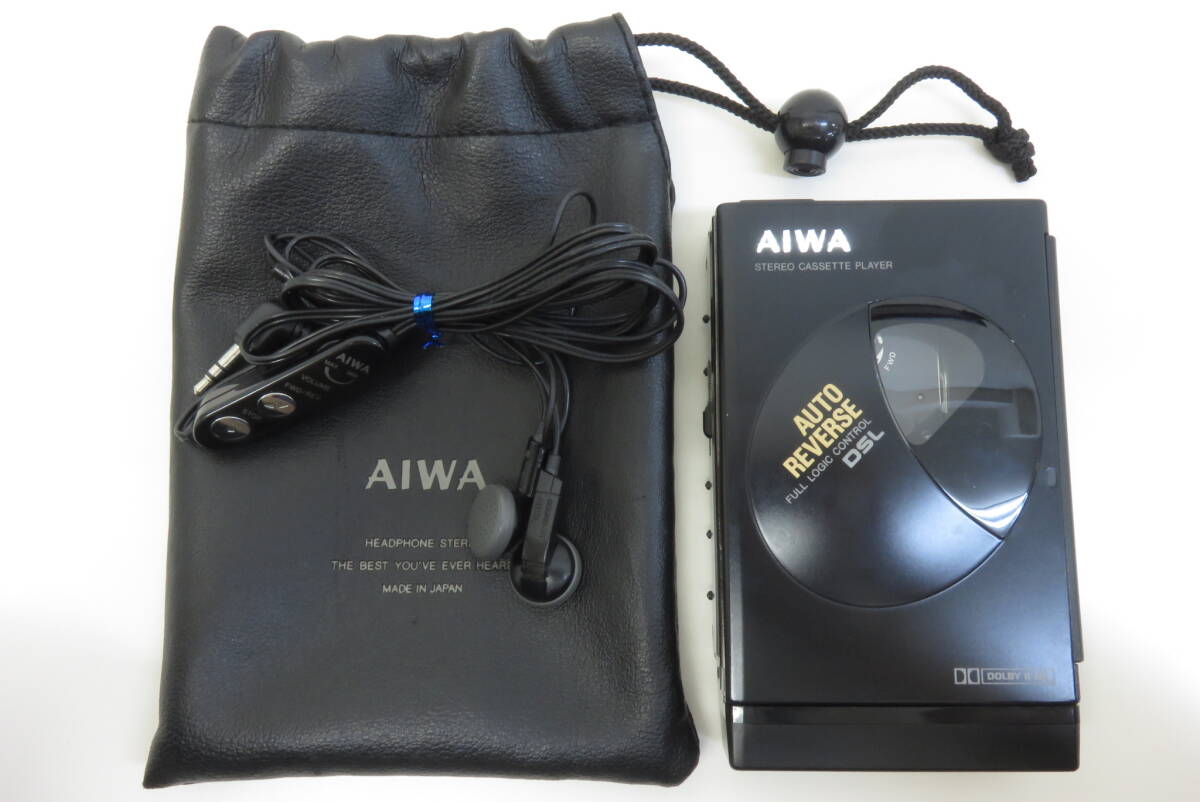 16356 small 604-153 Aiwa cassette Walkman HS-PL10 aiwa cassette player earphone attaching secondhand goods ya60