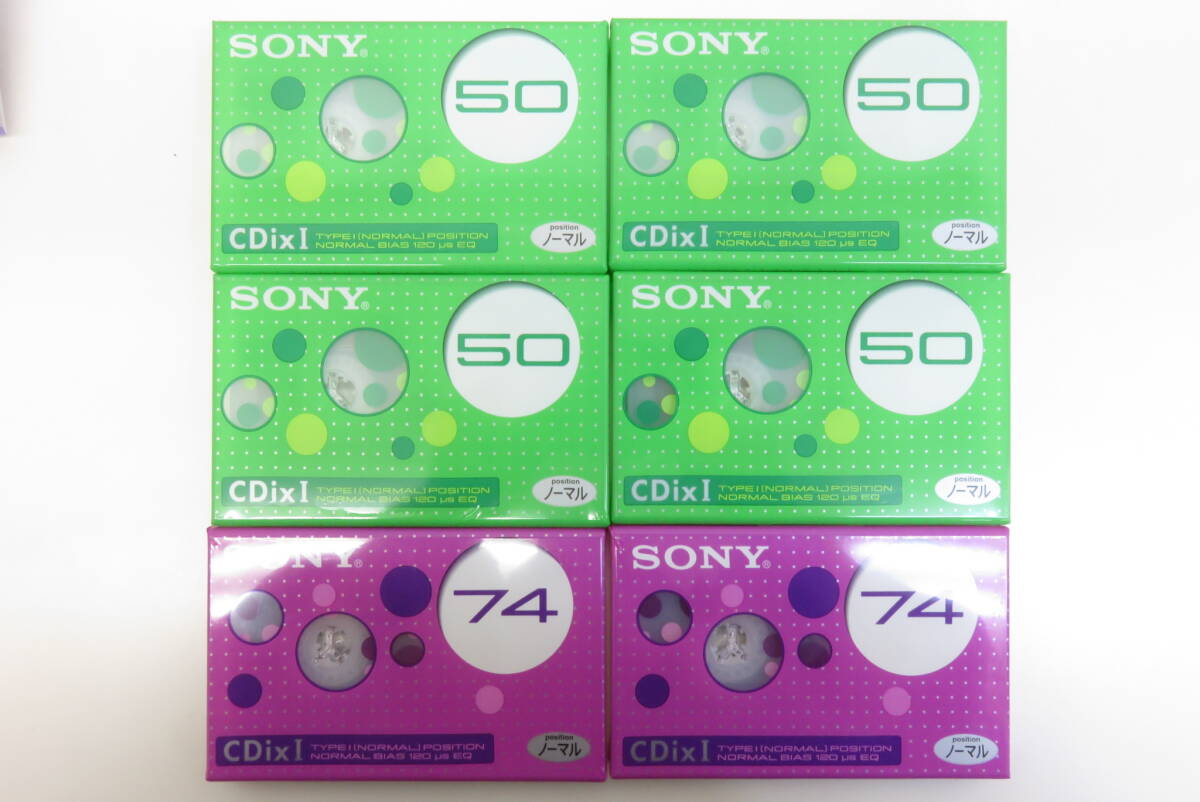 16366 上604-159　カセットテープ まとめ　SONY ソニー　maxell マクセル　ノーマル　ハイポジ　未使用品　ヤ60