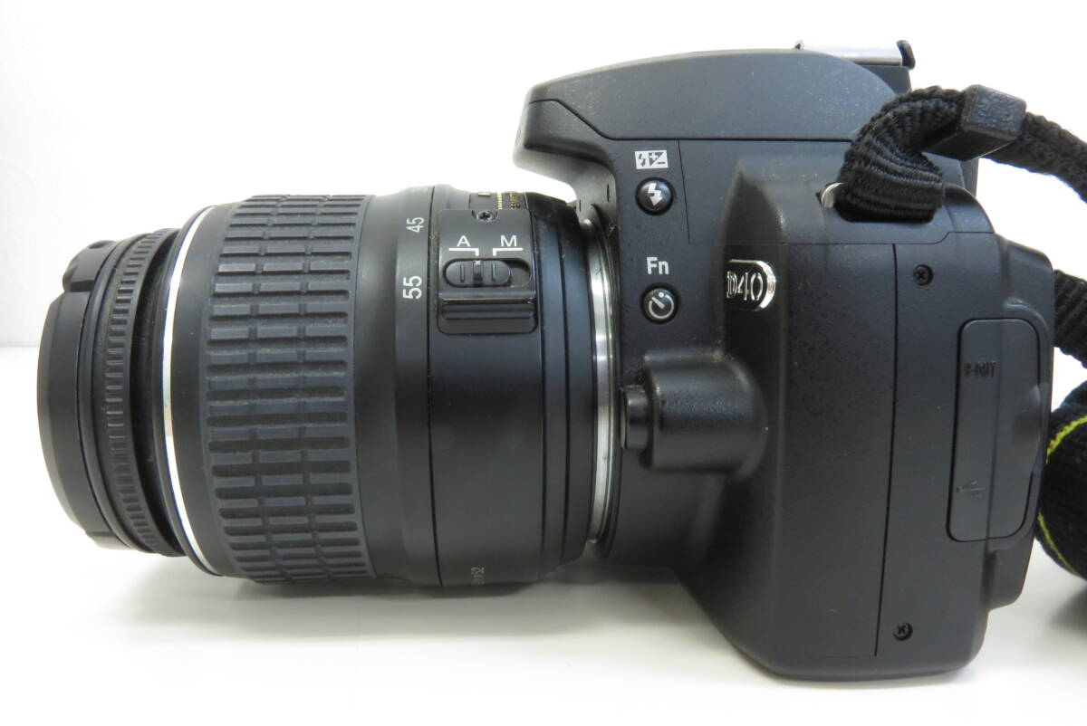 16416 小604-205 ニコン D40 Nikon 本体 ボディ レンズ ニッコール デジタル一眼レフカメラ デジカメ 現状品 ヤ100の画像3