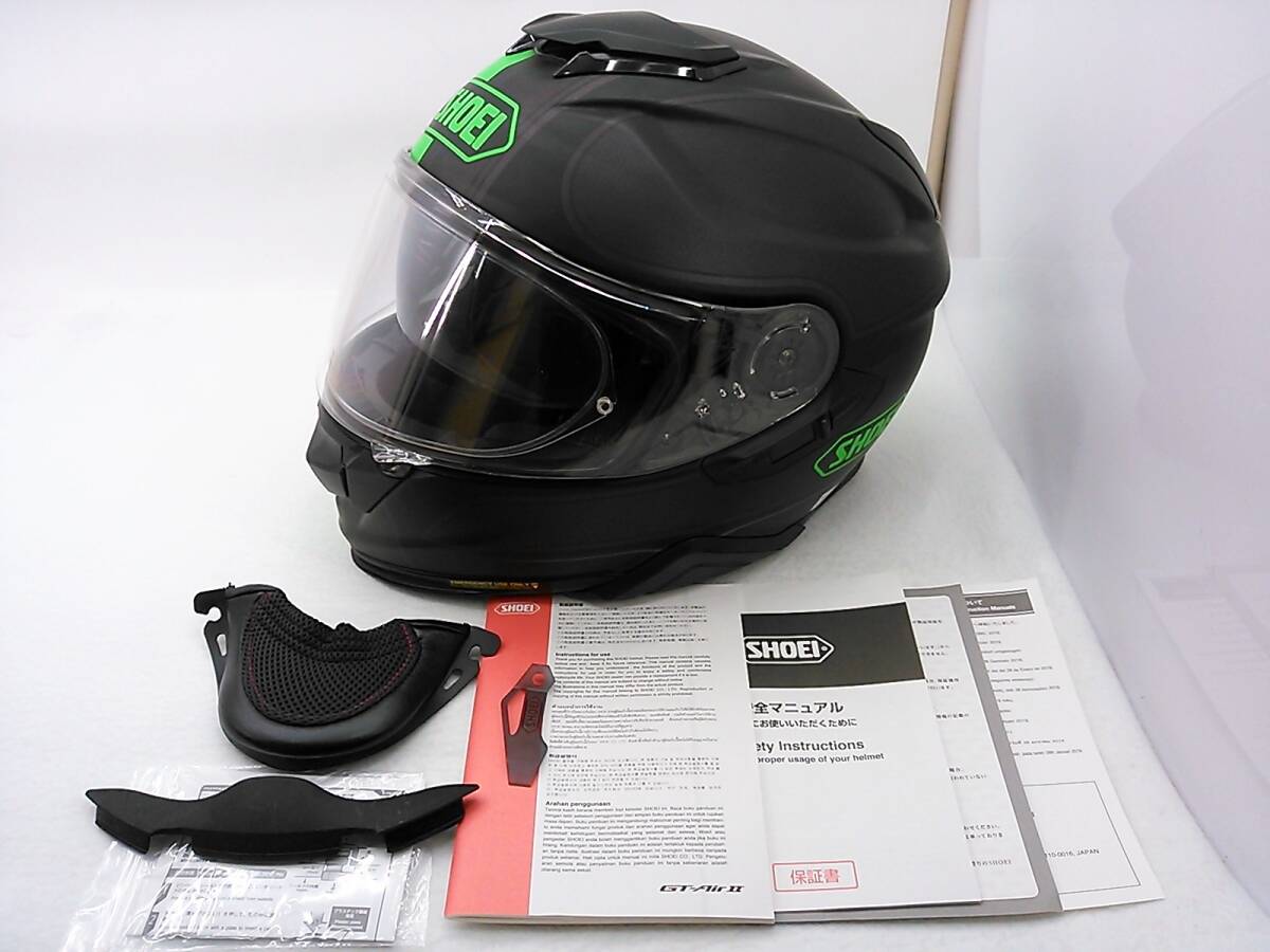 SHOEI ショウエイ GT-AirII GT-Air2 REDUX リダックス 緑/黒 M SHOEI ショウエイ GT-AirII GT-Air2 REDUX リダックス 緑/黒 M