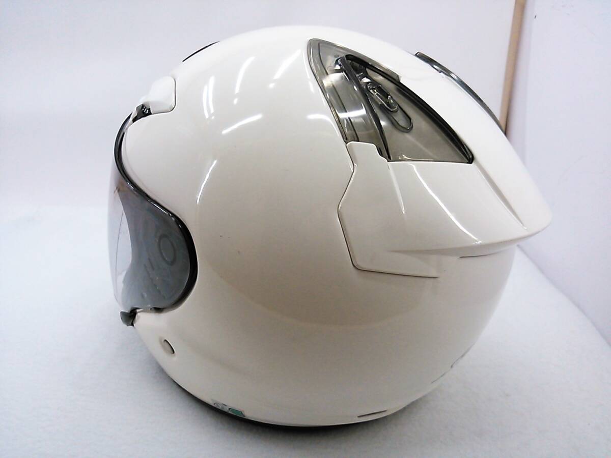 【送料無料】SHOEI ショウエイ J-FORCEⅢ J-FORCE3 Jフォース3 WHITE ホワイト XLサイズ ジェットヘルメット_画像2