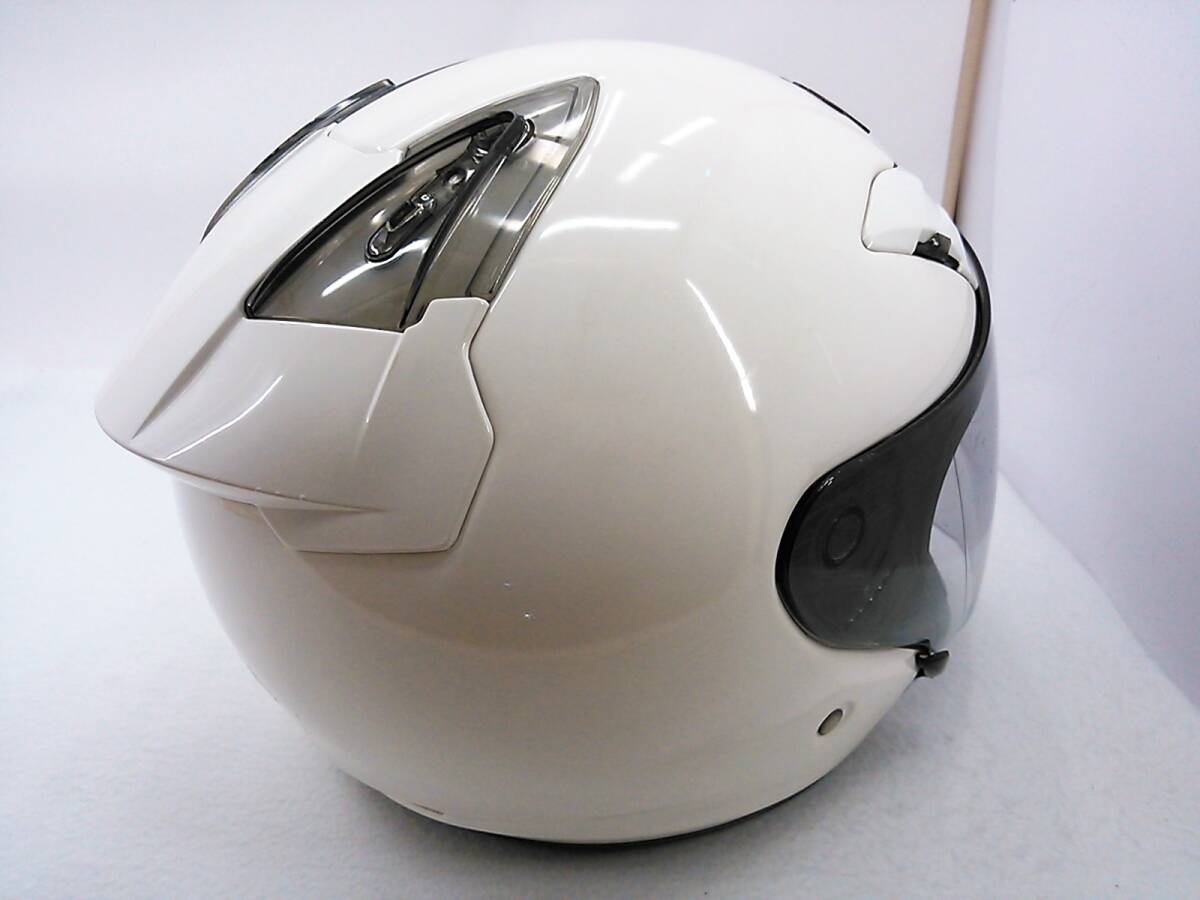 【送料無料】SHOEI ショウエイ J-FORCEⅢ J-FORCE3 Jフォース3 WHITE ホワイト XLサイズ ジェットヘルメット_画像5