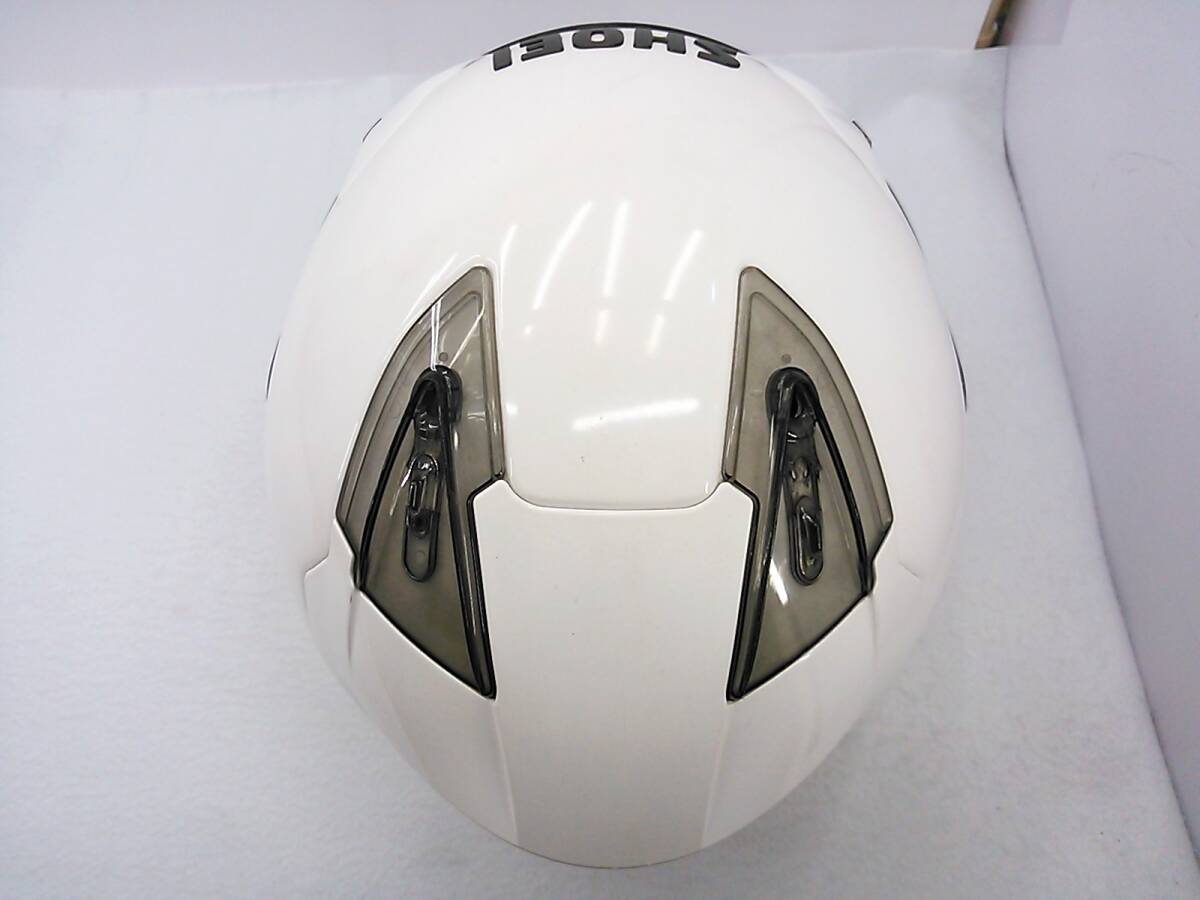 【送料無料】SHOEI ショウエイ J-FORCEⅢ J-FORCE3 Jフォース3 WHITE ホワイト XLサイズ ジェットヘルメット_画像4