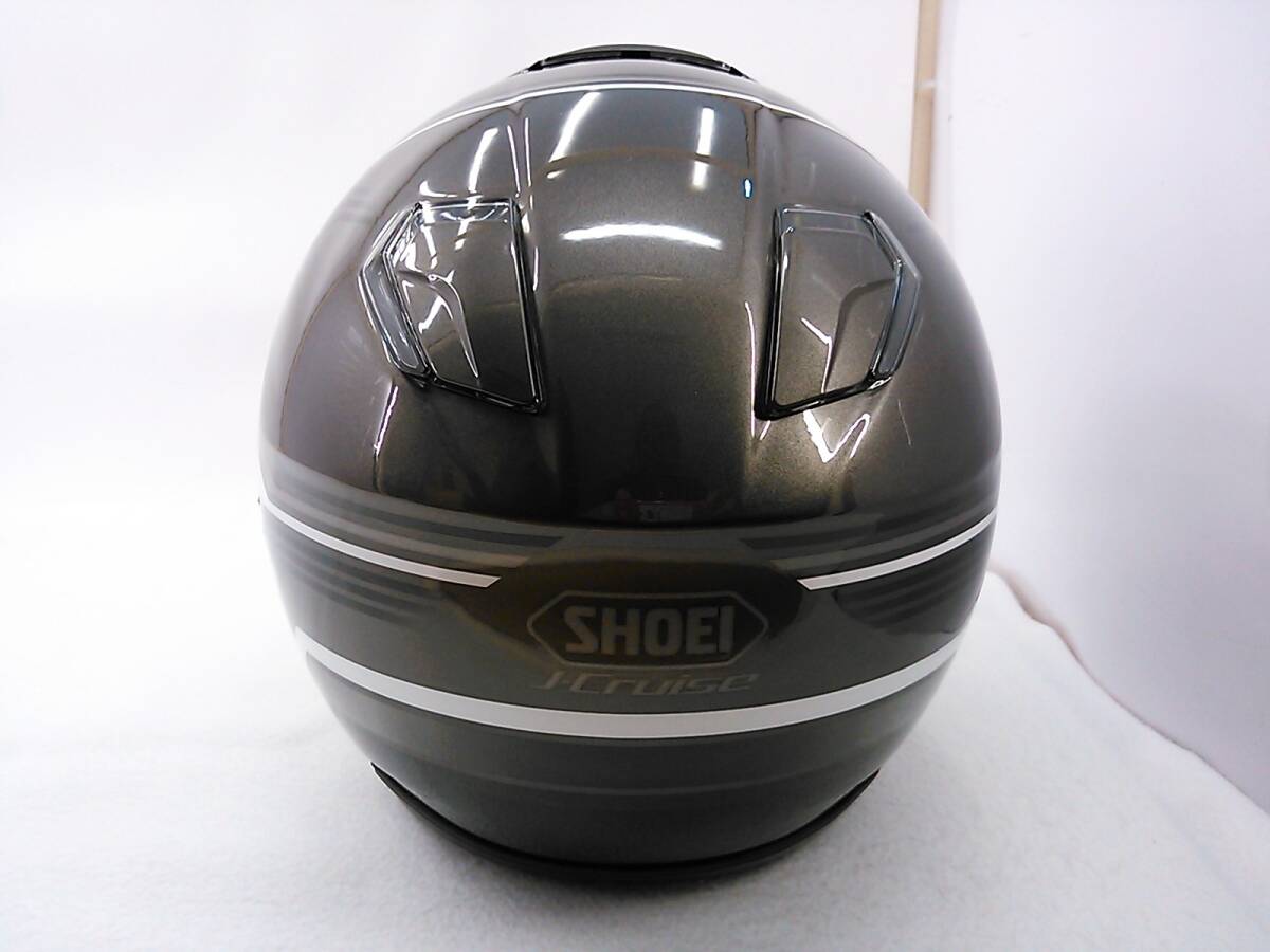 【送料無料】美品 SHOEI ショウエイ J-Cruise Jクルーズ STOLD ストルド Mサイズ 新品のセンターパッド付き インナーバイザー ヘルメット_画像4