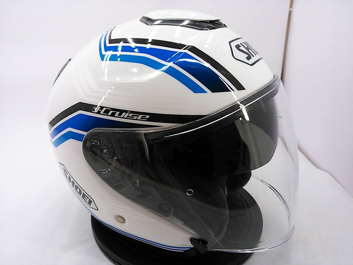 【送料無料】SHOEI ショウエイ J-Cruise Jクルーズ STOLD ストルド Mサイズ インナーバイザー ジェットヘルメット_画像6