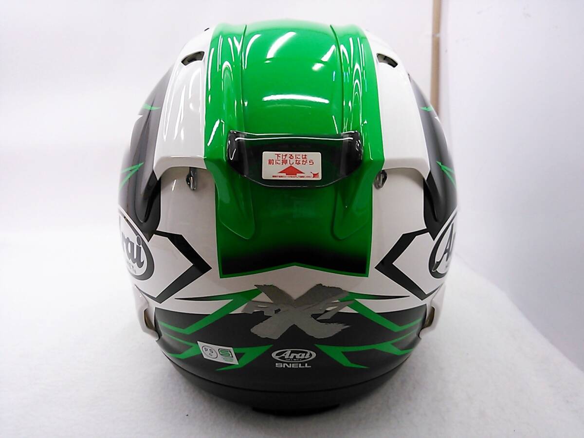 美品 Arai アライ RX-7X GHOST ゴースト グリーン XLサイズ 美品 Arai アライ RX-7X GHOST ゴースト グリーン XLサイズ