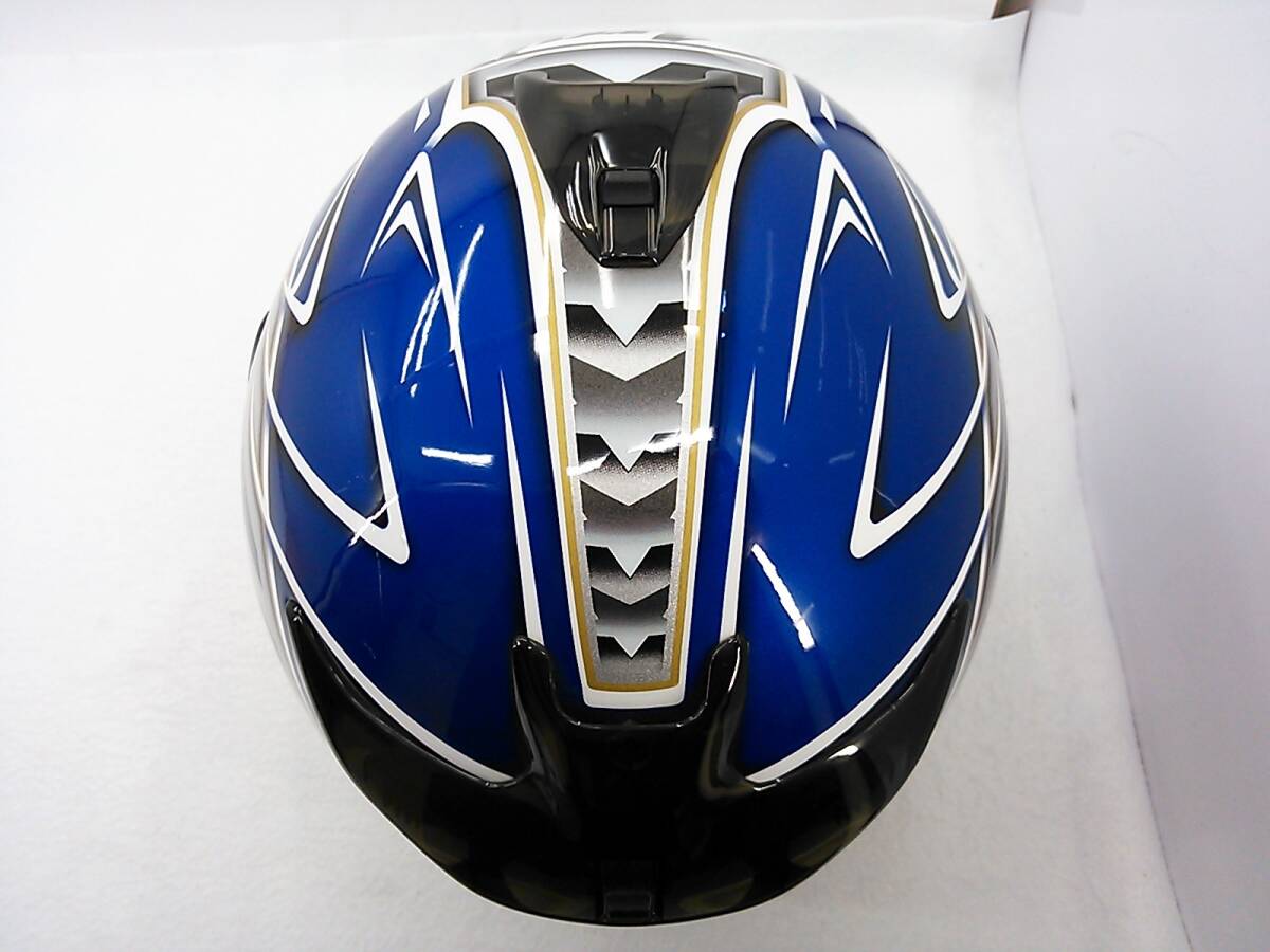 【送料無料】良品 Arai アライ VECTOR ベクター EAGLE イーグル Mサイズ ミラーシールド付き フルフェイスヘルメットの画像5