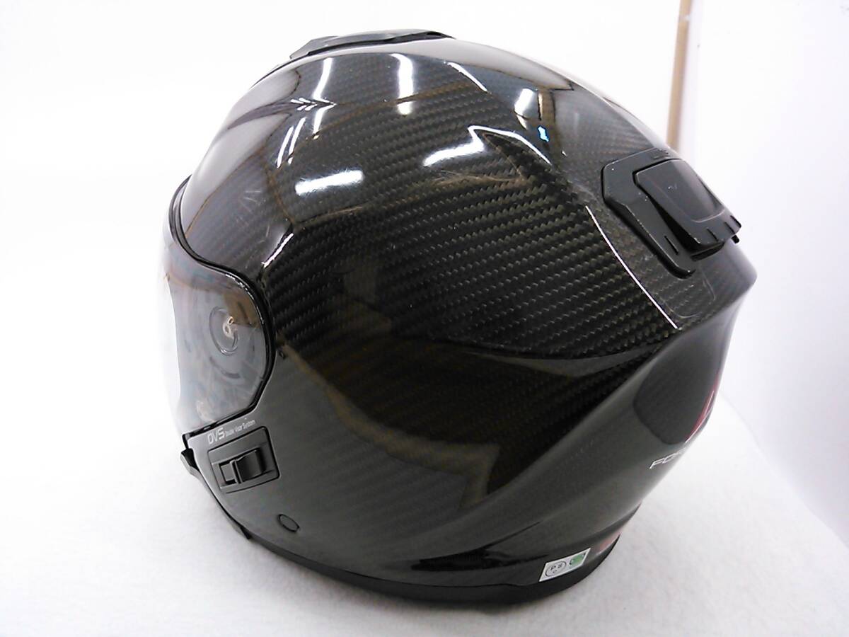 【送料無料】WINS A-FORCE RS JET Mサイズ ドライカーボンシェル インナーバイザー ジェットヘルメットの画像2