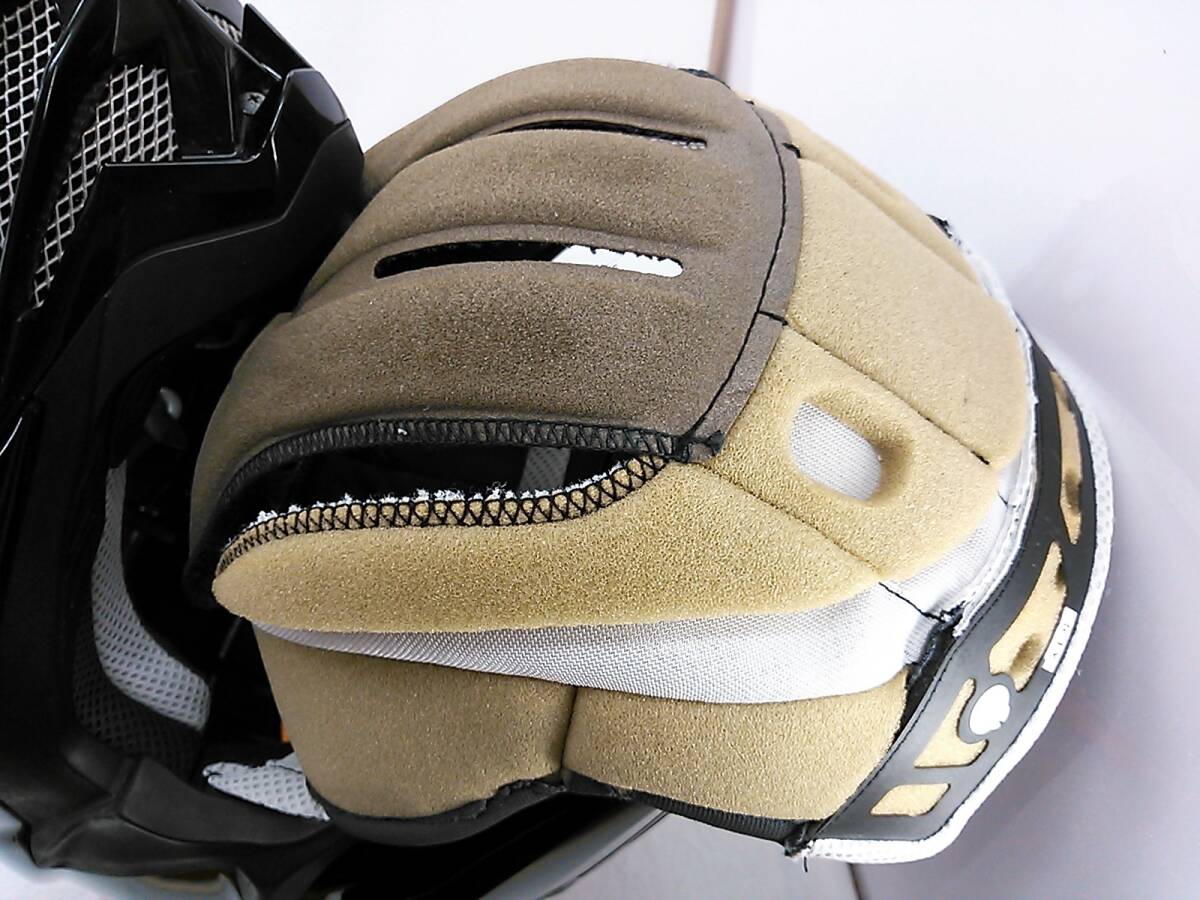 【送料無料】SHOEI ショウエイ VFX-WR ブラック XLサイズ オフロードヘルメットの画像8