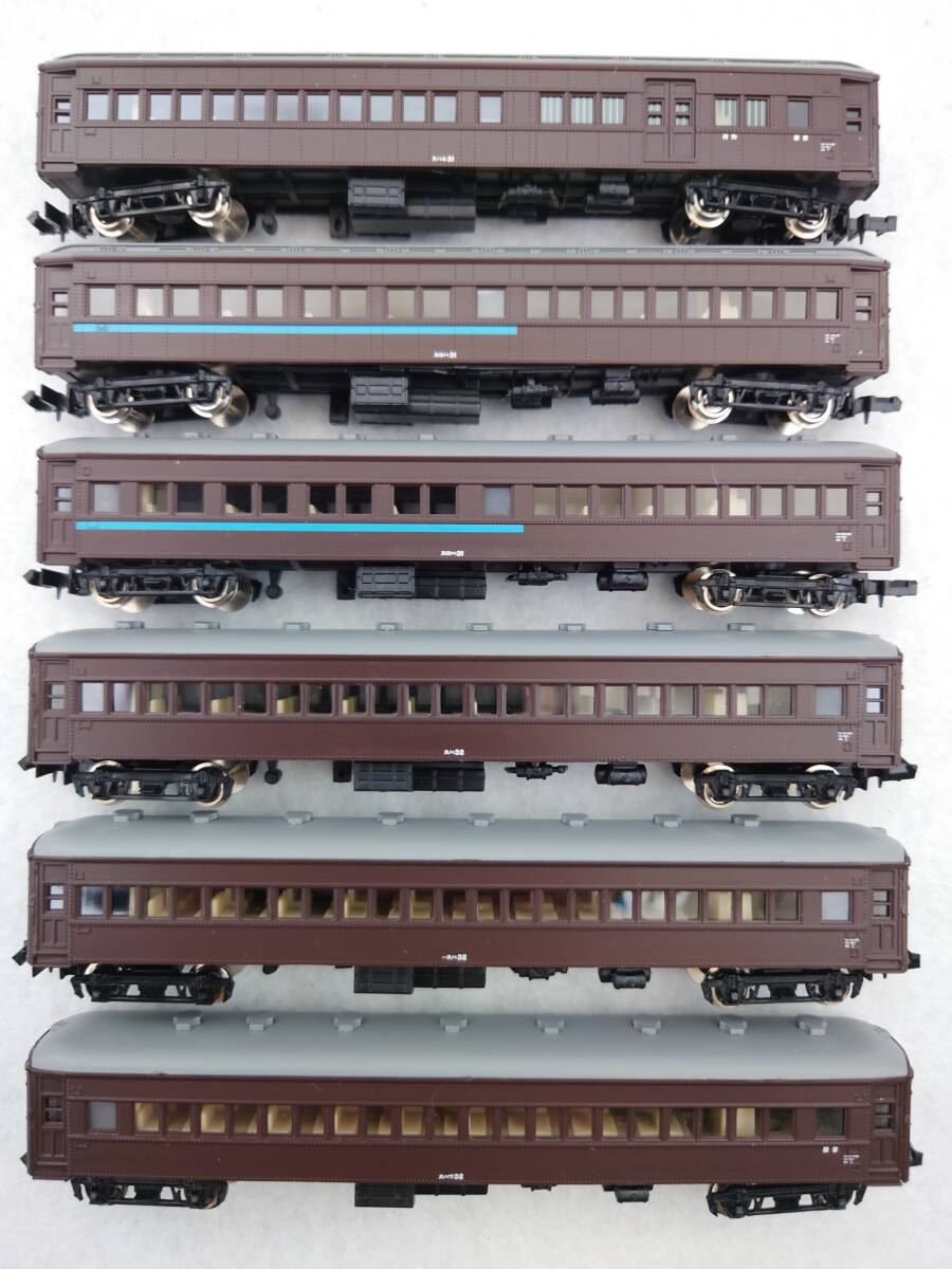MODEMO NS102 国鉄 20m級 旧形客車 急行列車 基本車両セット 6両の画像2