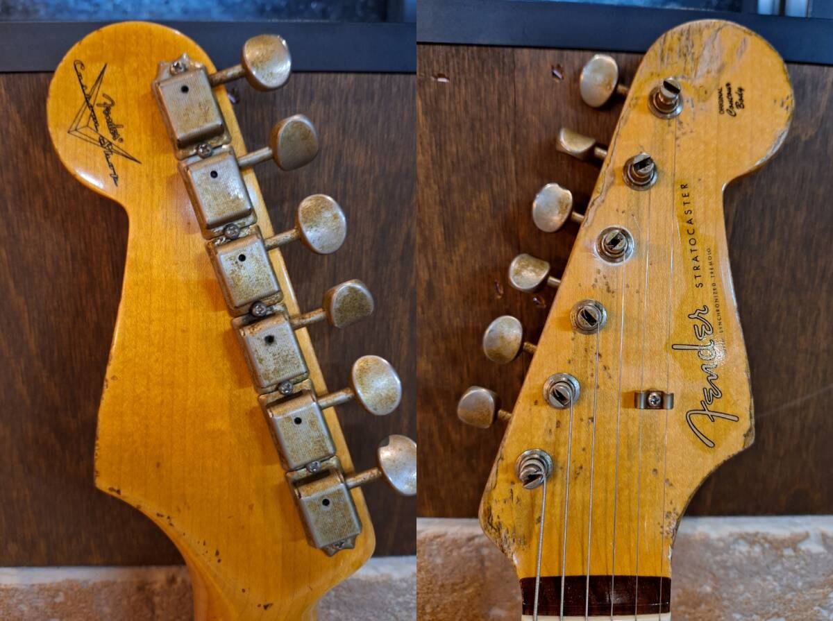 Fender Custom Shop 1959 Stratocaster Heavy Relic Aged 3-Tone Sunburst 2010年製_画像8