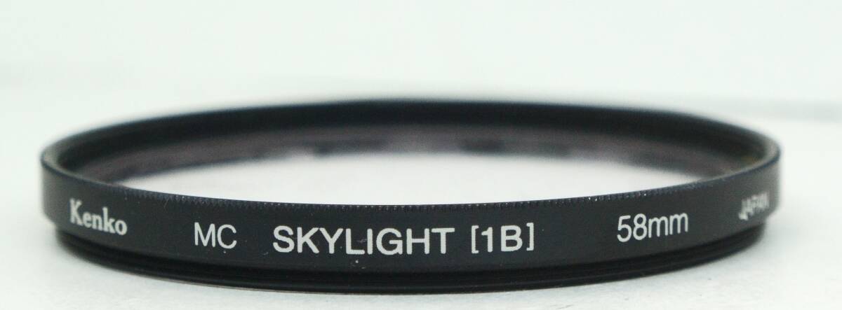 レンズプロテクター　Kenko MC SKYLIGHT(1B) 58mm(I0512)_画像1