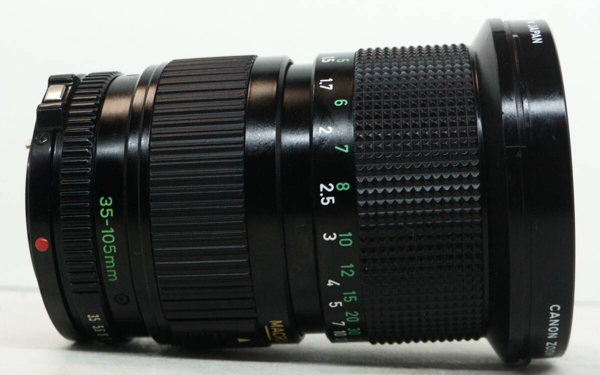 ~実写確認済~ ☆実用品・人気の望遠レンズ☆ キャノンFDマウント用 CANON ZOOM LENS FD 35-105mm F3.5 (I0449)の画像5