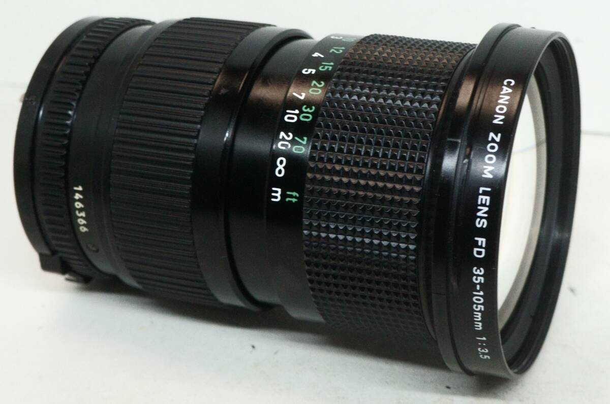 ~実写確認済~ ☆実用良品・人気の望遠レンズ☆ キャノンFDマウント用 CANON ZOOM LENS FD 35-105mm F3.5 (I0451)の画像3