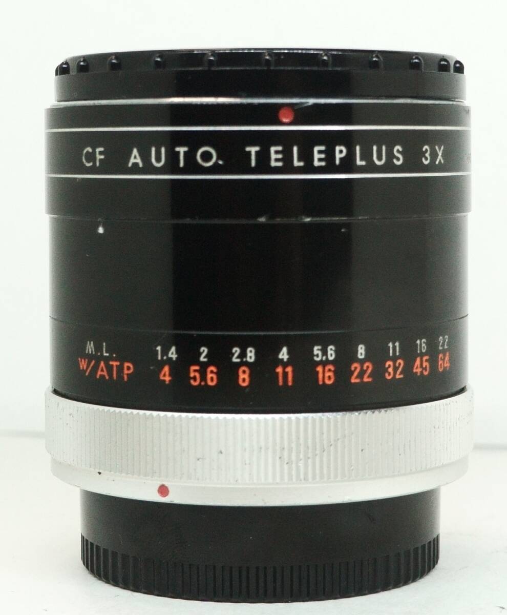  ☆実用良品・人気の望遠レンズ(3倍望遠)☆　キャノンFDマウント用 CF AUTO TELEPLUS 3X (I0375)