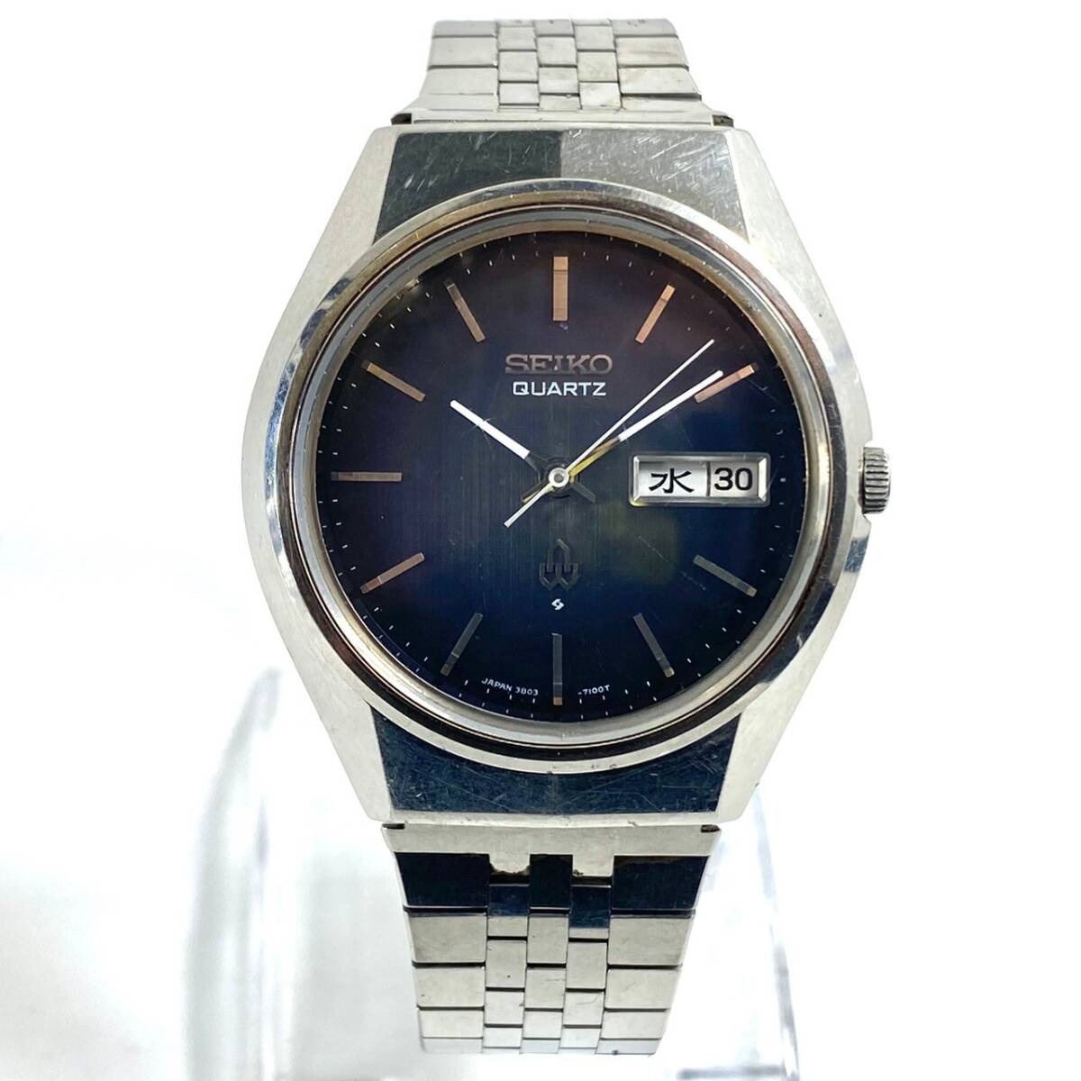 ☆1000円スタ!☆SEIKO QUARTZ セイコー メンズ 腕時計 WristWatch ビンテージ Vintage 簡易クリーニング済 T12の画像2
