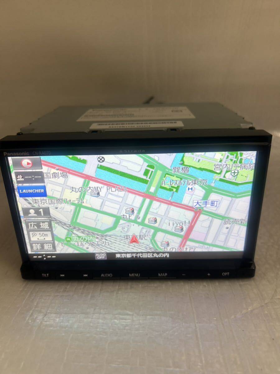 動作OK!! Panasonic メモリーナビ CN-RA07D 地図データ 2020年 CD/DVD Bluetooth パナソニックの画像2