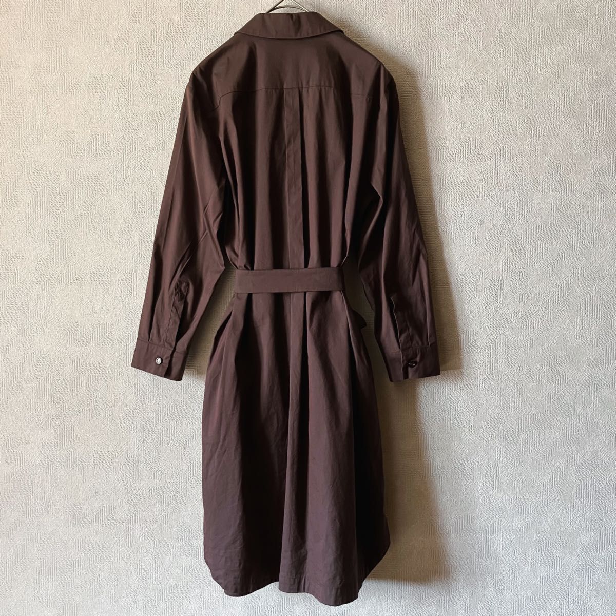 【美品】MaxMara STUDIO マックスマーラ 紐付き プリーツワンピース