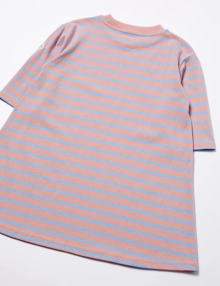 【70%OFF】BEAMS 女の子 110cm ゆるボーダー ワンビース 夏服 半袖 半袖Tシャツ ボーダーTシャツ 5歳 6歳