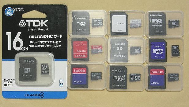  Toshiba,SANDISK,KINGMAX,IO данные,BUFFALO,SOFTBANK др. и т.п.. каждый фирма обращение 16GB микро SDHC карта стандарт SD карта адаптор есть ._ не использовался Bulk товар 1 листов 