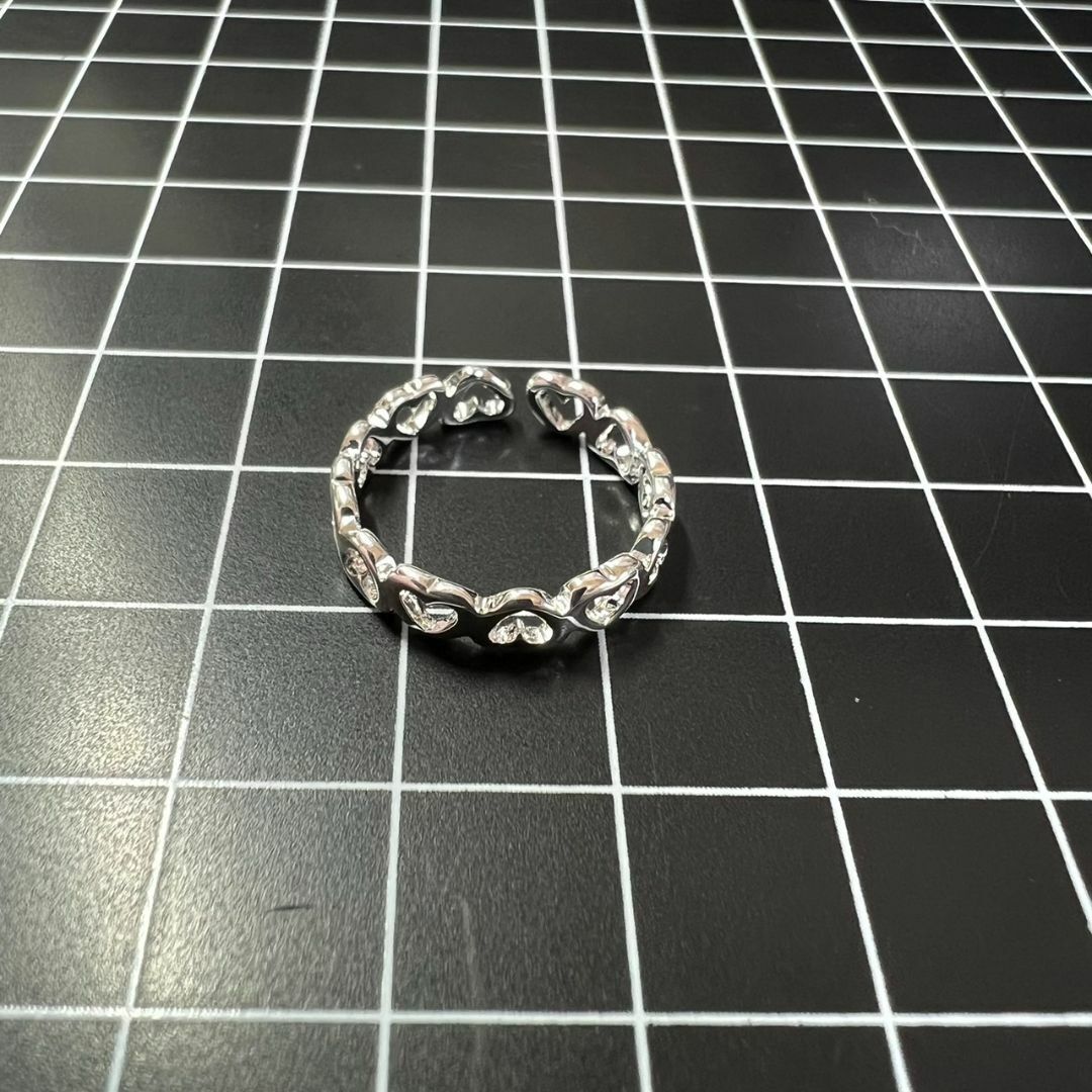 A606 анонимность рассылка кольцо женский Heart la Yinling g серебряный s925 свободный размер размер настройка возможность простой меньше симпатичный 
