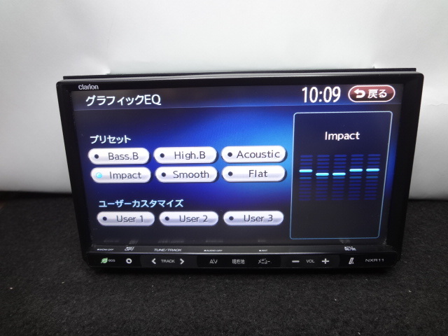◎日本全国送料無料 スズキ クラリオン NXR11 ワンセグTV内蔵 SDメモリーナビ 2010年 保証付の画像6