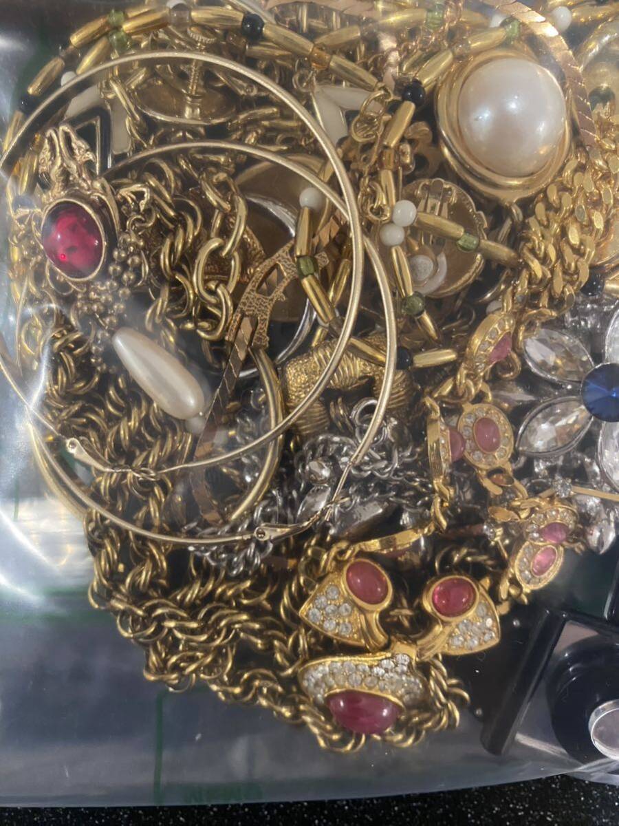 豪華アクセサリーネックレスイヤリングその他ゴールドカラー刻印VTG vintage カラーカボション等おまとめmonet NINA RICCI INGEBORG AGATHAの画像6