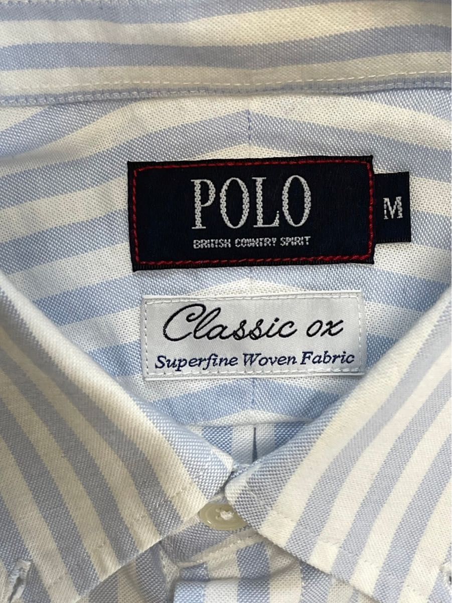 POLO BCS ポロ クラシック オックス ストライプ シャツ  ボタンダウン  シャツ Ｍサイズ