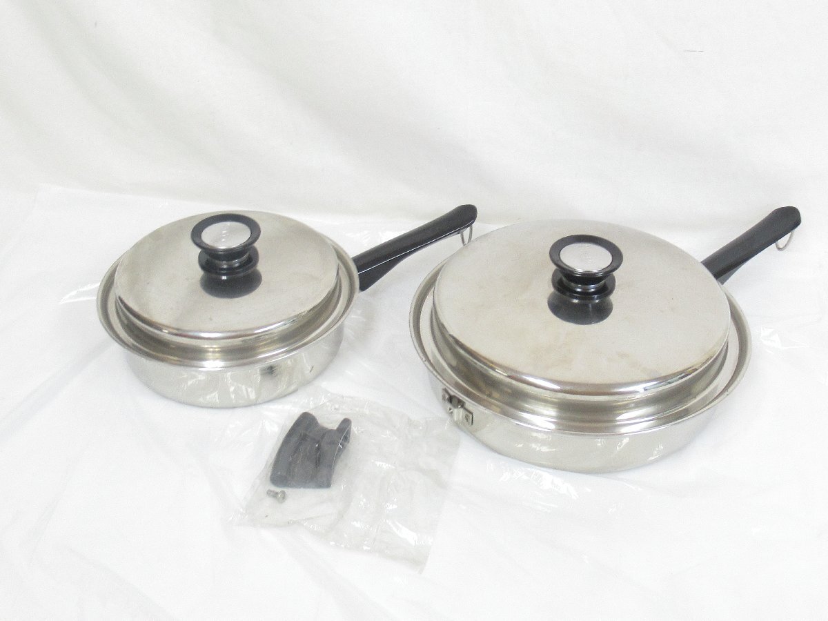 ○ 中古品 Amway アムウェイ Queen クイーン COOKWARE SET クックウェア 旧型 21ピースセット の画像5