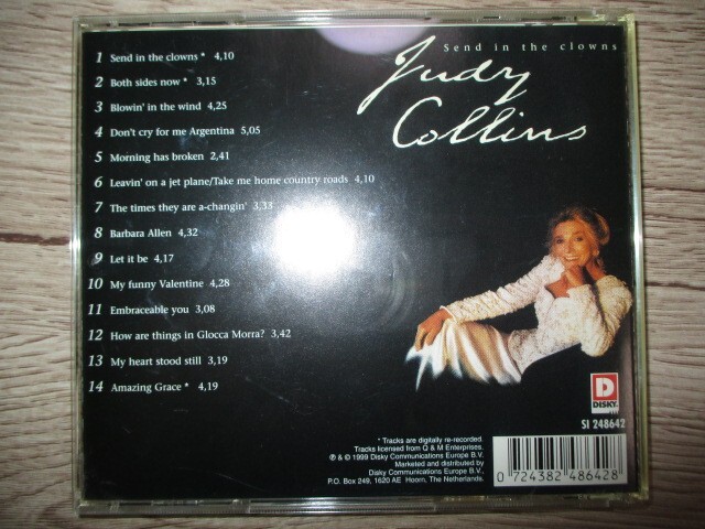 BT　G4　送料無料♪【　Judy Collins・Send in the clowns　】中古CD　_画像2