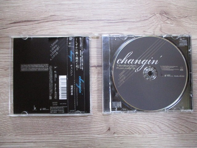 BT　W1　送料無料♪【　changin　TAKAYOSHI FUKUHARA　】中古CD　_画像3