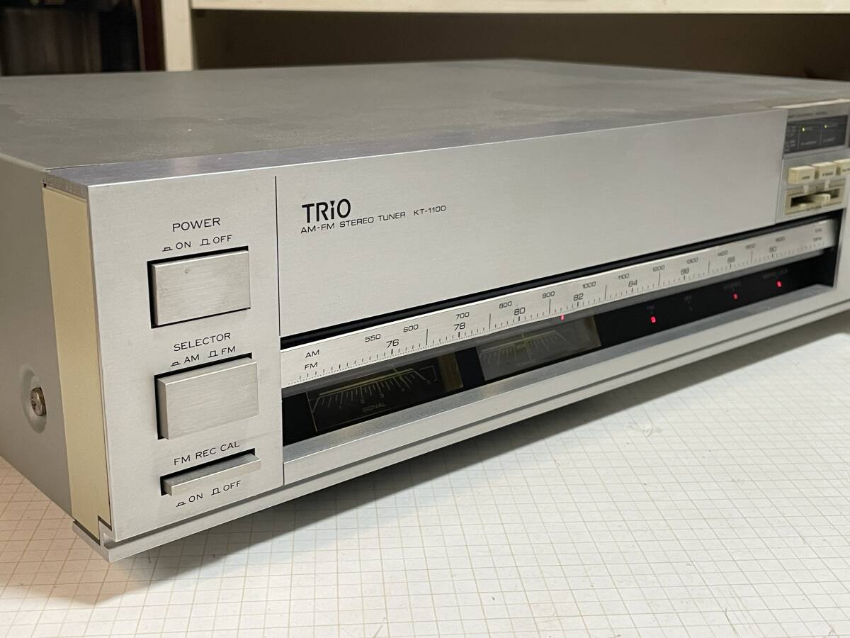 メンテ済 FM/AM TUNER TRIO KT-1100 _画像2