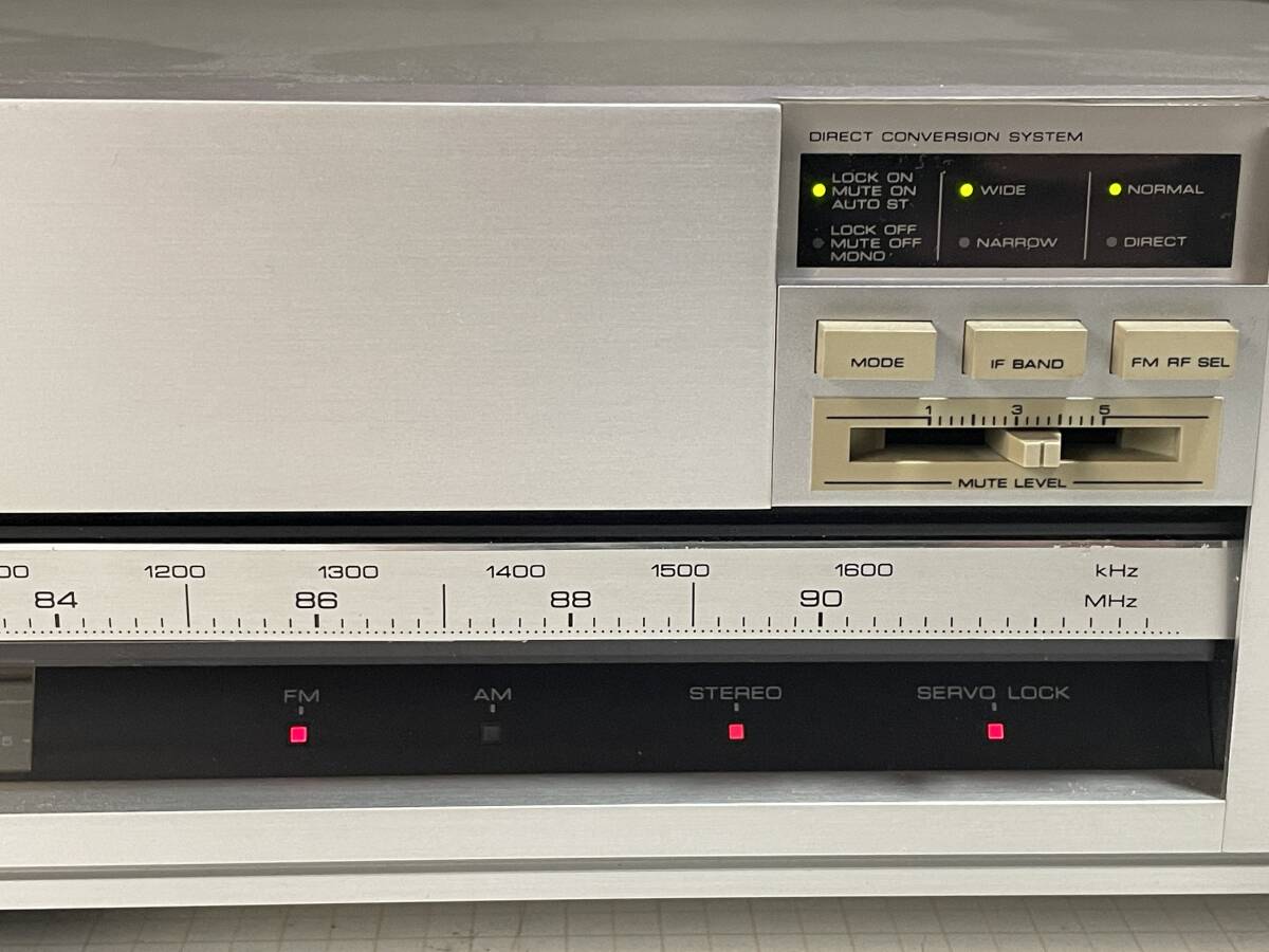 メンテ済 FM/AM TUNER TRIO KT-1100 _FM受信