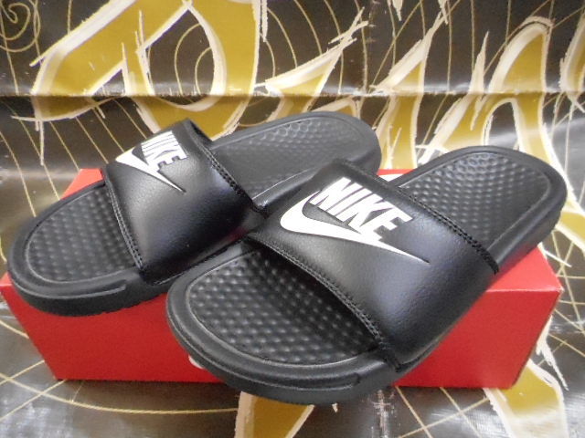 Nike Benassi JDI US4 23CM Black Используйте маленький 343880 090 Фестиваль лагеря