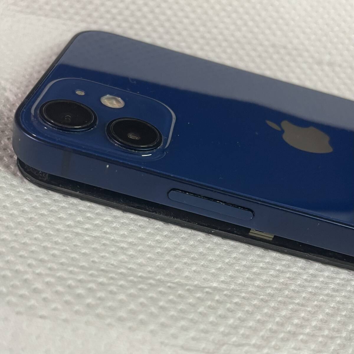 iPhone 12 mini ブルー 128GB　ジャンク品　画面浮き_画像2