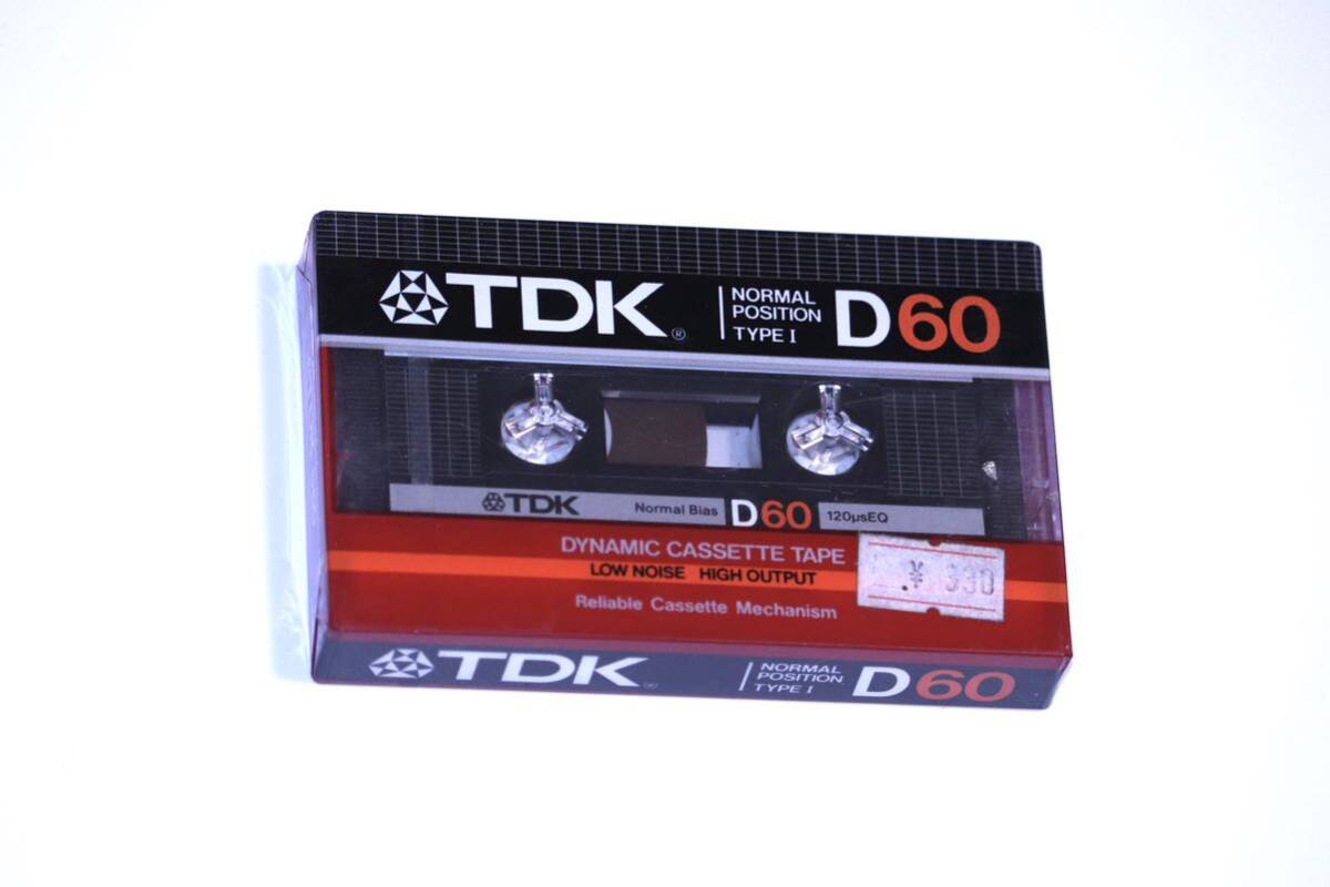 TDK カセットテープ TDK D60 ノーマルポジション TYPEⅠ 昭和レトロ　_画像1