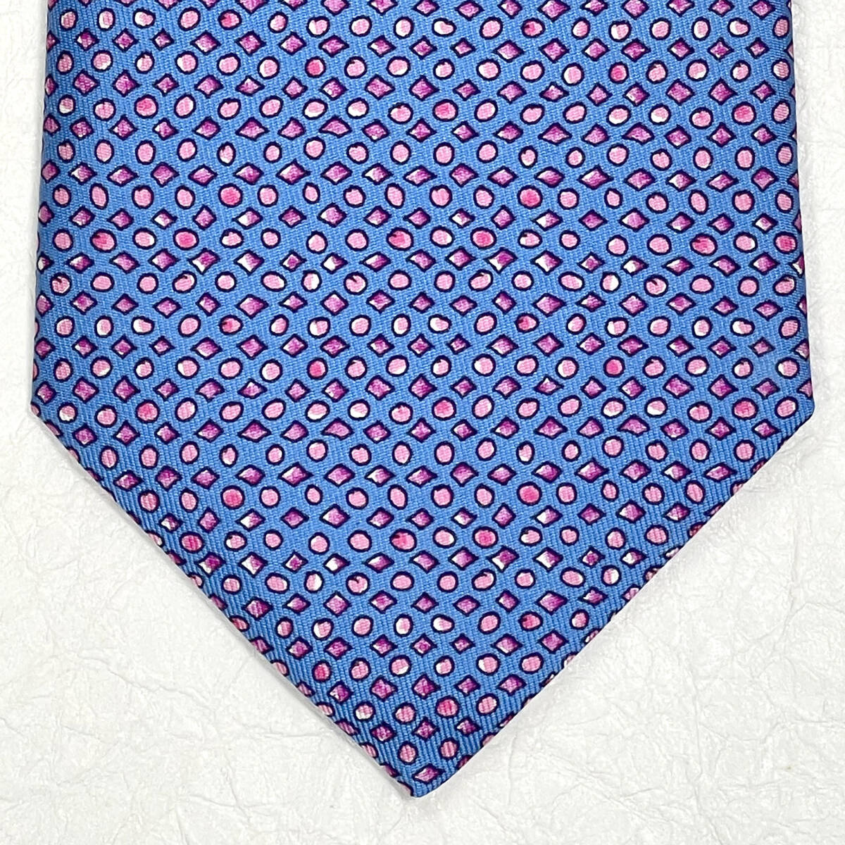 Tie-021： HERMES エルメス ドレス ネクタイ （未使用/パッケージあり）_画像6