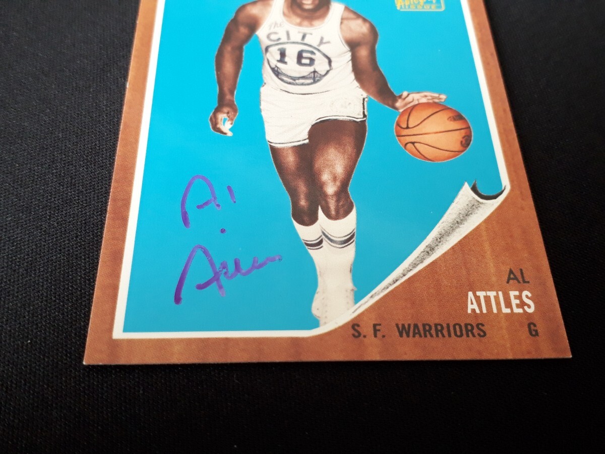 希少 2005 NBA Topps ALL-TIME Fan Favorites Autographs #FFA-AAT Al Attles アル・アットルス カードの画像2