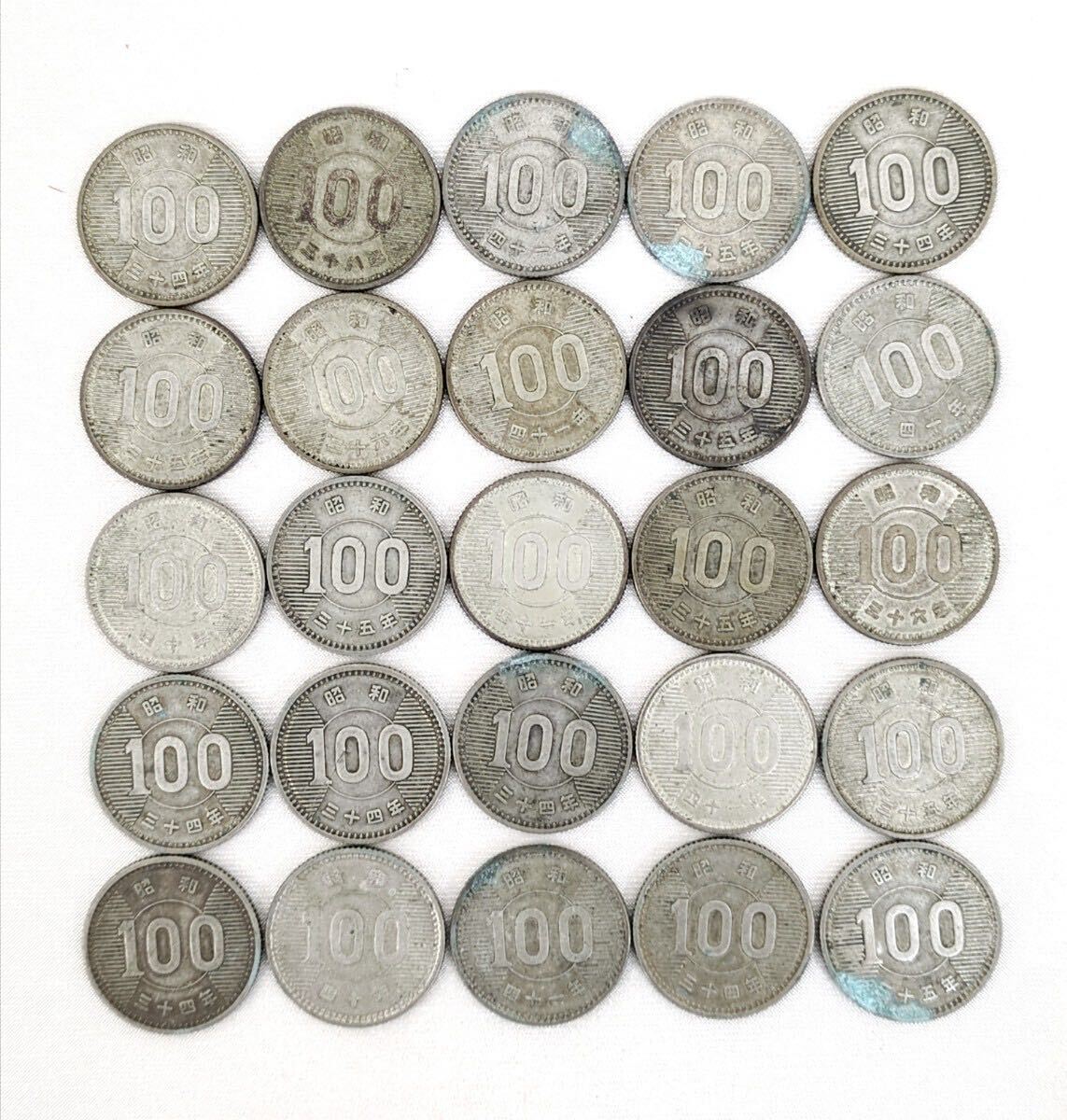 【額面スタート】旧100円硬貨　稲穂　95枚　銀貨　百円_画像2