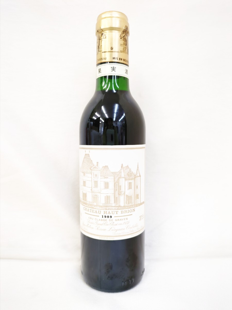 【未開栓】ワイン CHATEAU HAUT BRION 1989年（シャトー オーブリオン） 375ml 14％未満  ボルドーの画像1