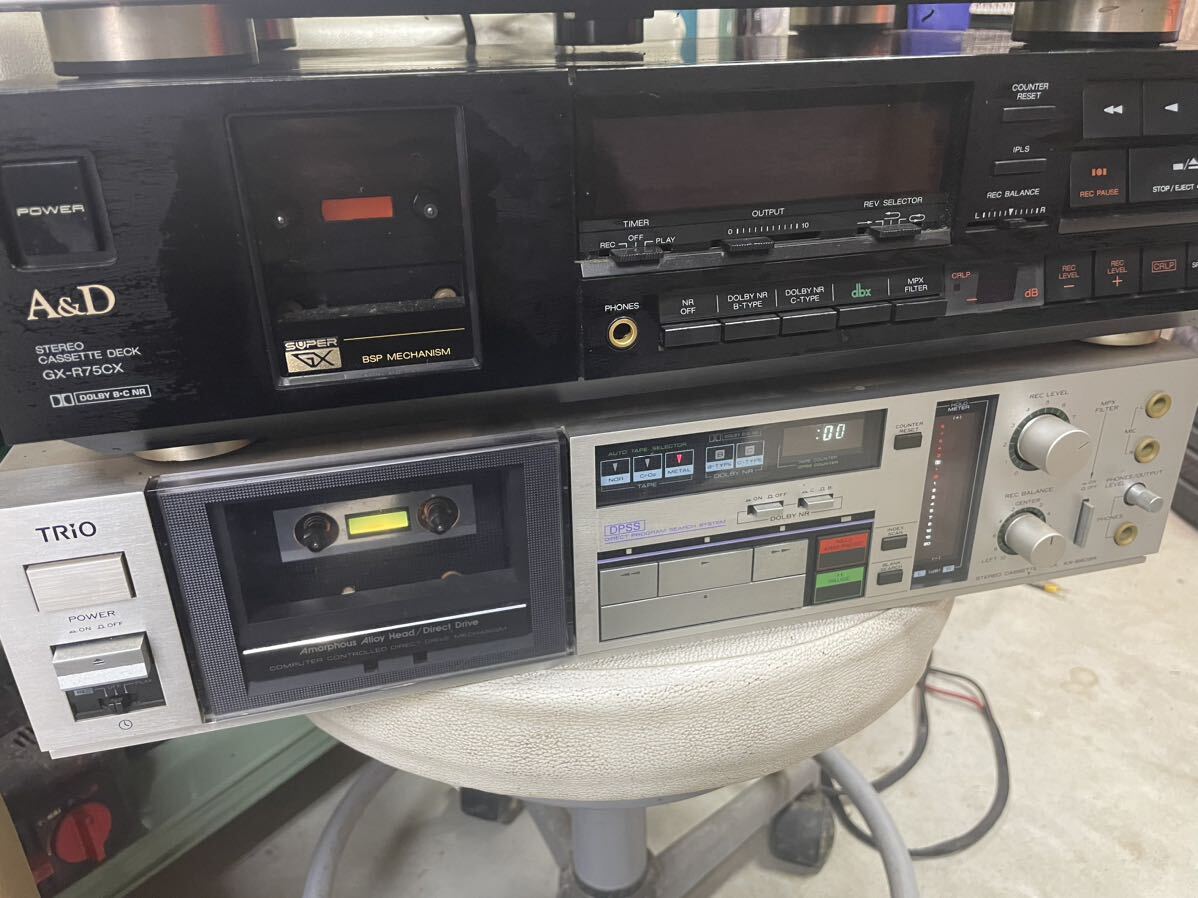 カセットデッキ オーディオ機器 pioneer PDーT06 A &D GXーR75CX TRIO KX−880SR CDプレーヤー ジャンク処分_画像4