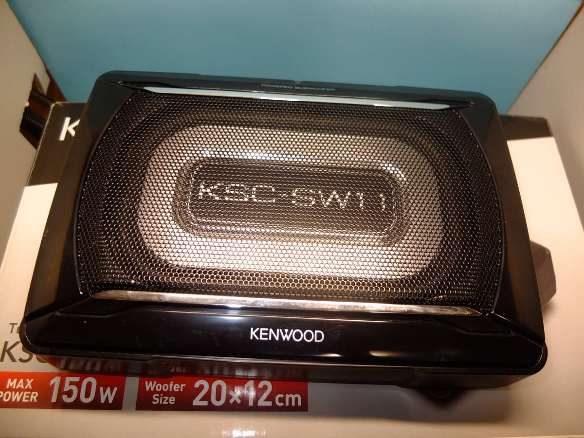 （使用8ヶ月）KENWOOD/ケンウッド KSC-SW11 パワード.サブウーハー（カーオーディオ用）の画像2