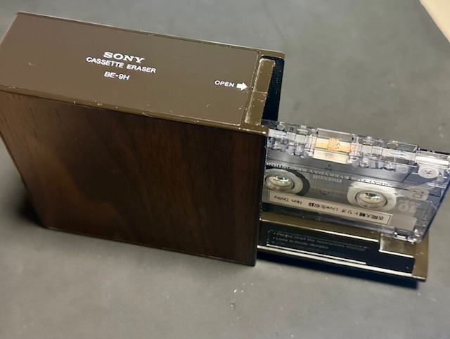 SONY カセットテープ消磁器 カセットテープイレーサー BE-9H CASSETTE ERASER バルクイレーサーの画像2
